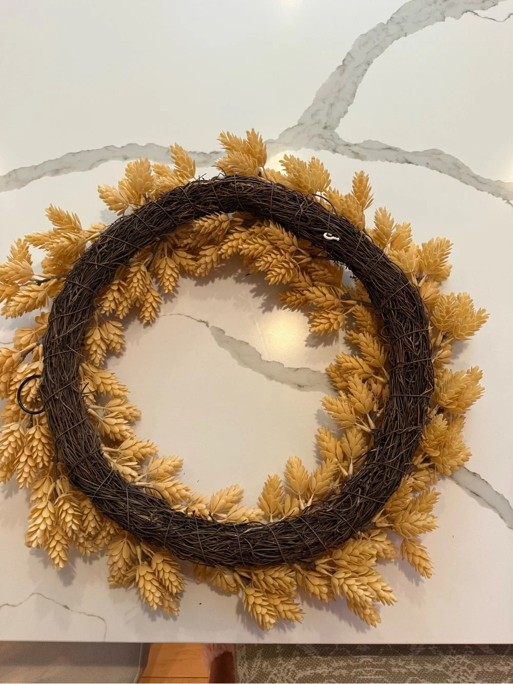 Golden Wheat Fall Wreath